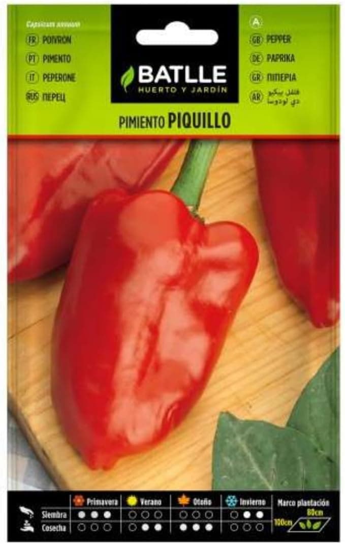 Semillas Batlle Muddy Pepper | Sementes de pimento para cultivo no jardim