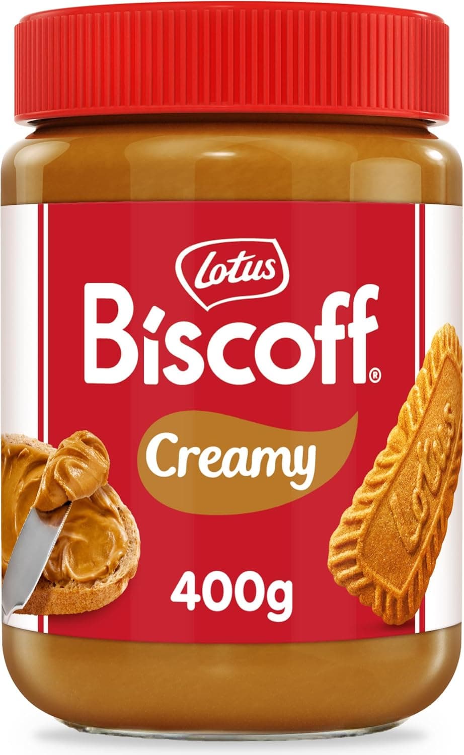 Lotus Biscoff Creme para entrar, original | sabor original caramelizado | vegan, sem aros ou corantes artificiais, frasco PET | 400 g