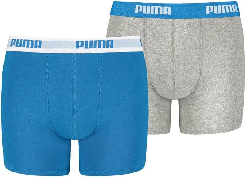 PUMA Boxer unissexo para crianças (pacote de 2)