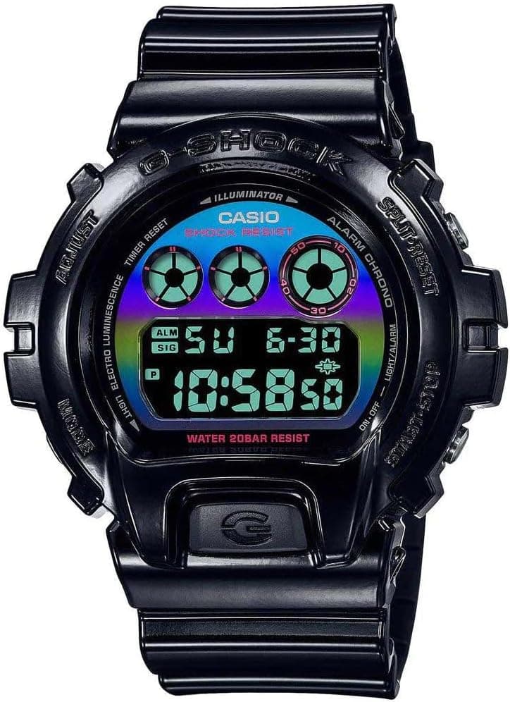 Casio 6900RGB G-shock Watch One Size, Preto, tira