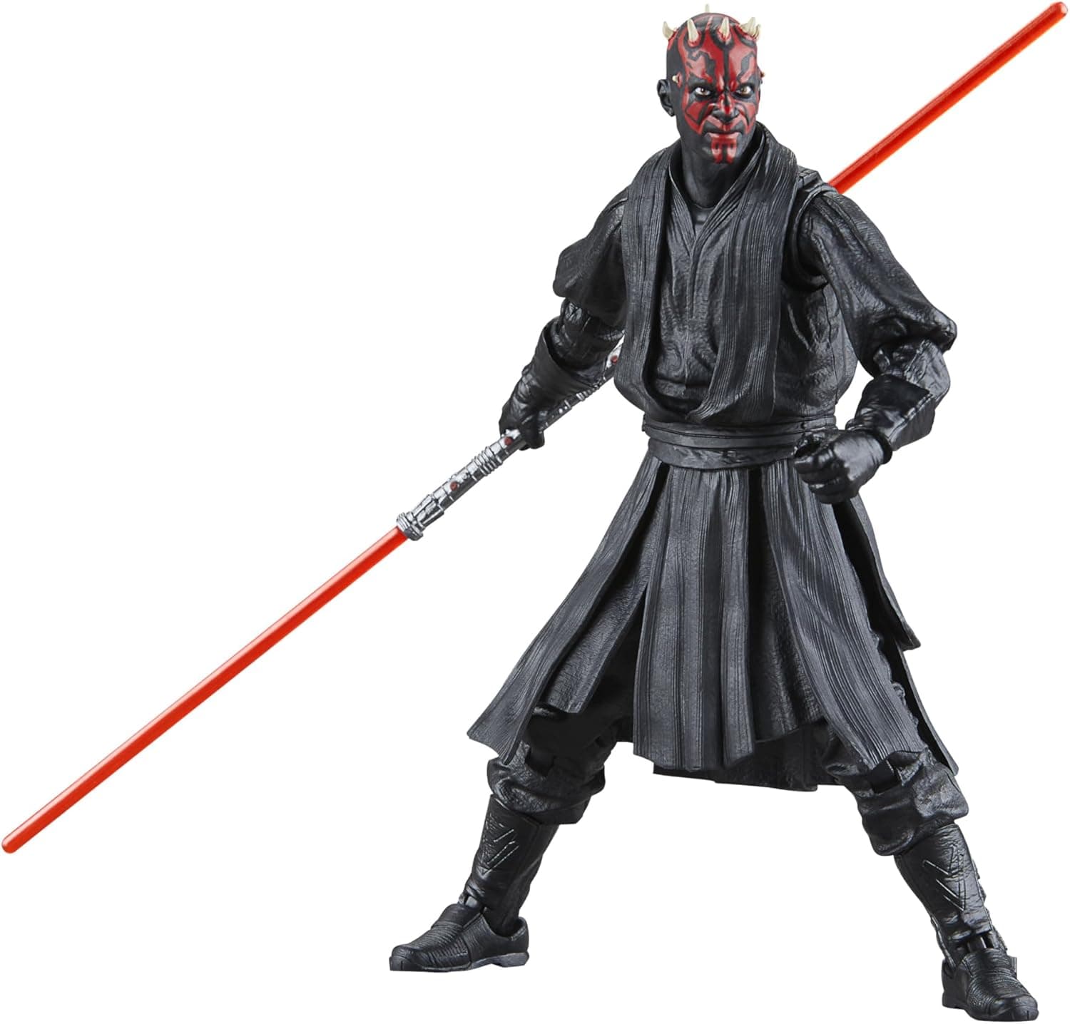 Star Wars The Black Series, Darth Maul, Star Wars: A ameaça fantasma, figura de ação colecionável de 15 cm