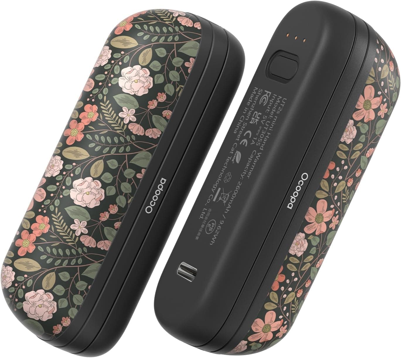 OCOOPA Aquecedor de mãos recarregável 2 em 1, magnético aquece mãos elétrico 5200 mAh, tamanho de bolso, 3 níveis de aquecimento, para campismo, raynauds, golfe, presente mulher e homem, UT2s Mini