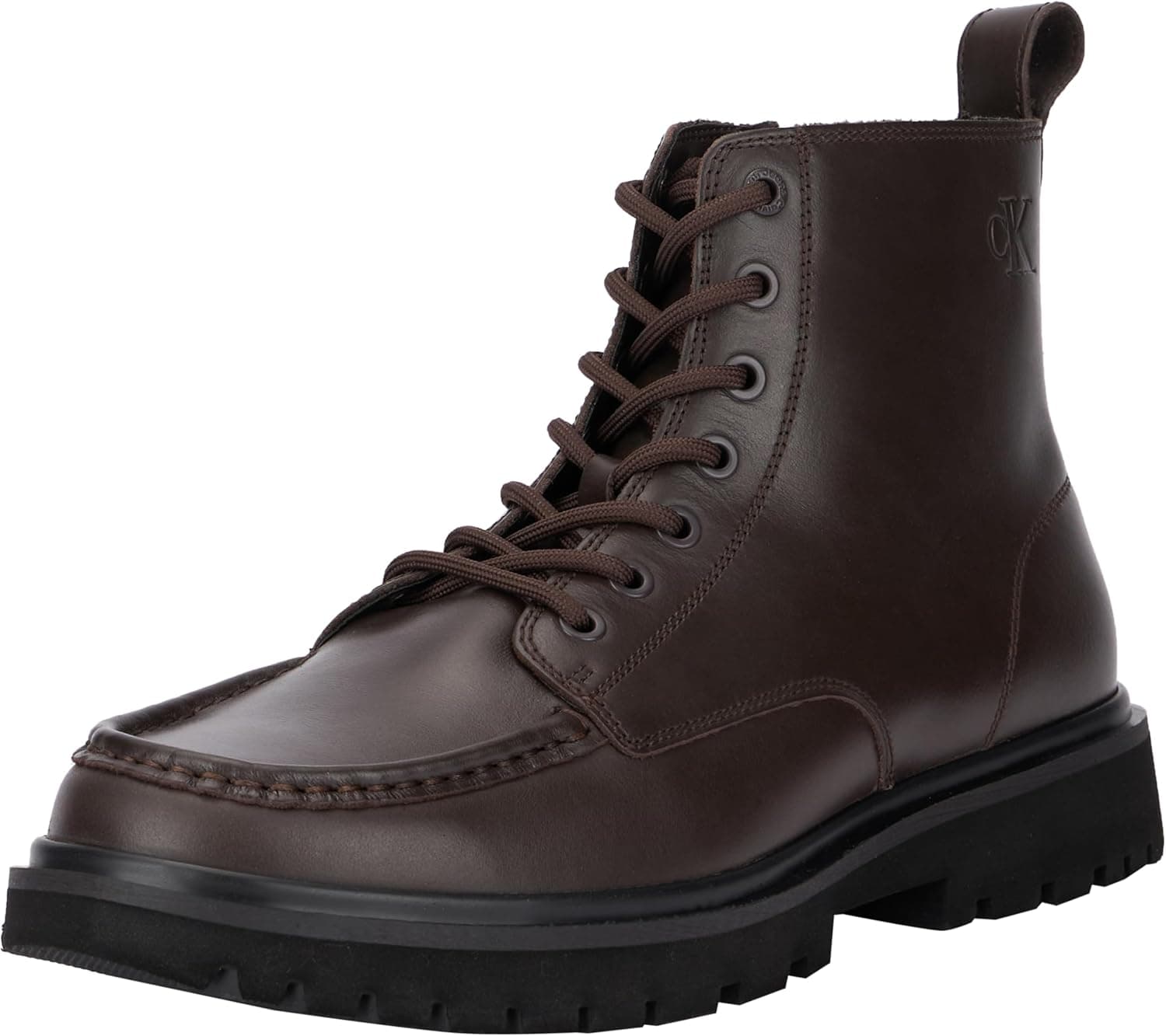 Calvin Klein Botas de meia cana homem eva Laceup de pele