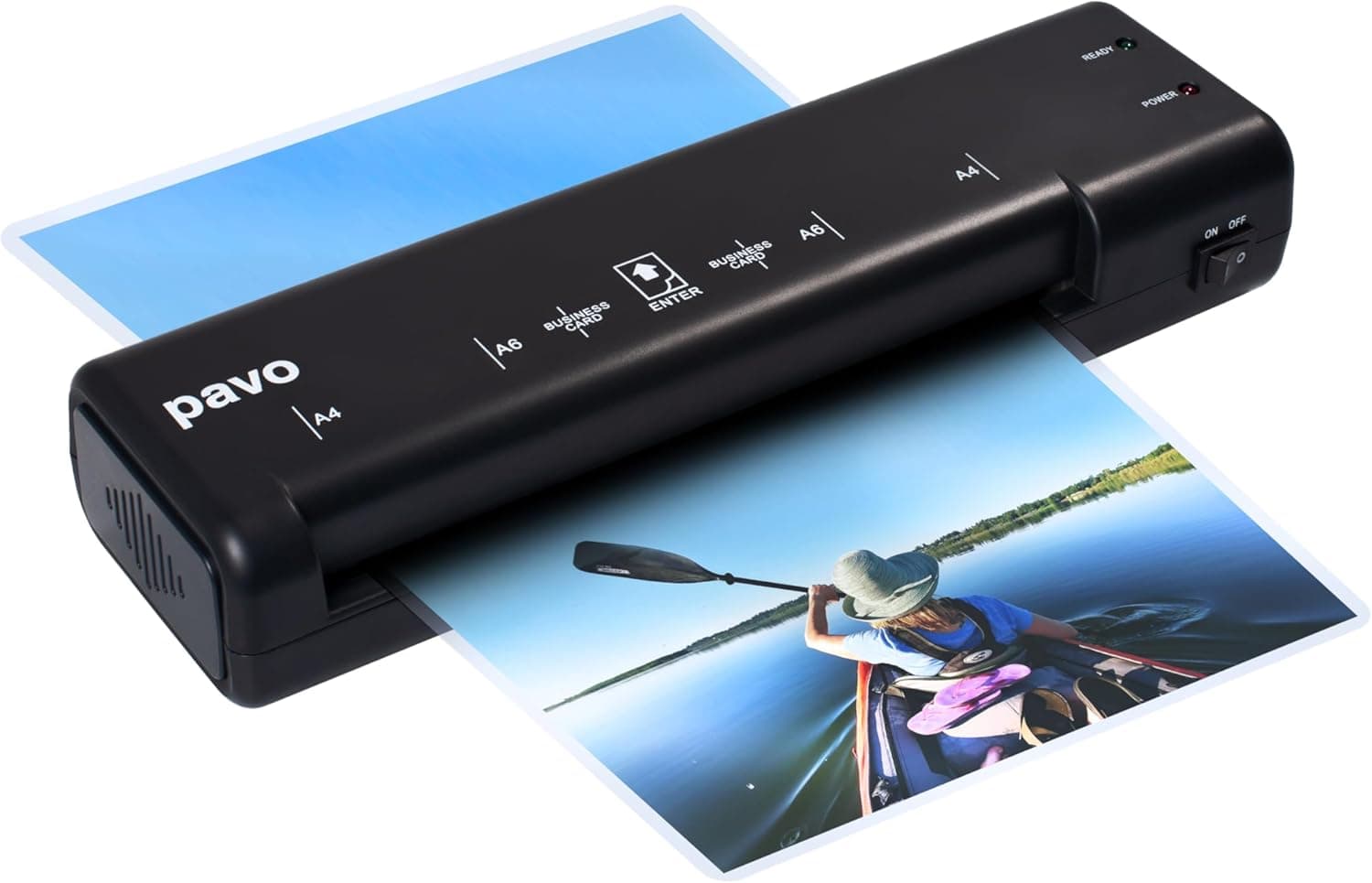 Pavo 8038718 | Plastificadora A4 premium com 5 folhas de plastificação incluídas