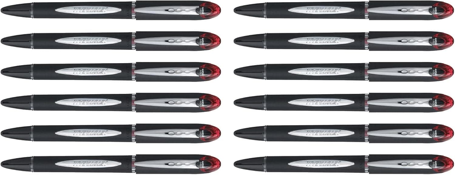 Uni JetStream SX-210 1,0 mm vermelho. Caixa 12 unidades.
