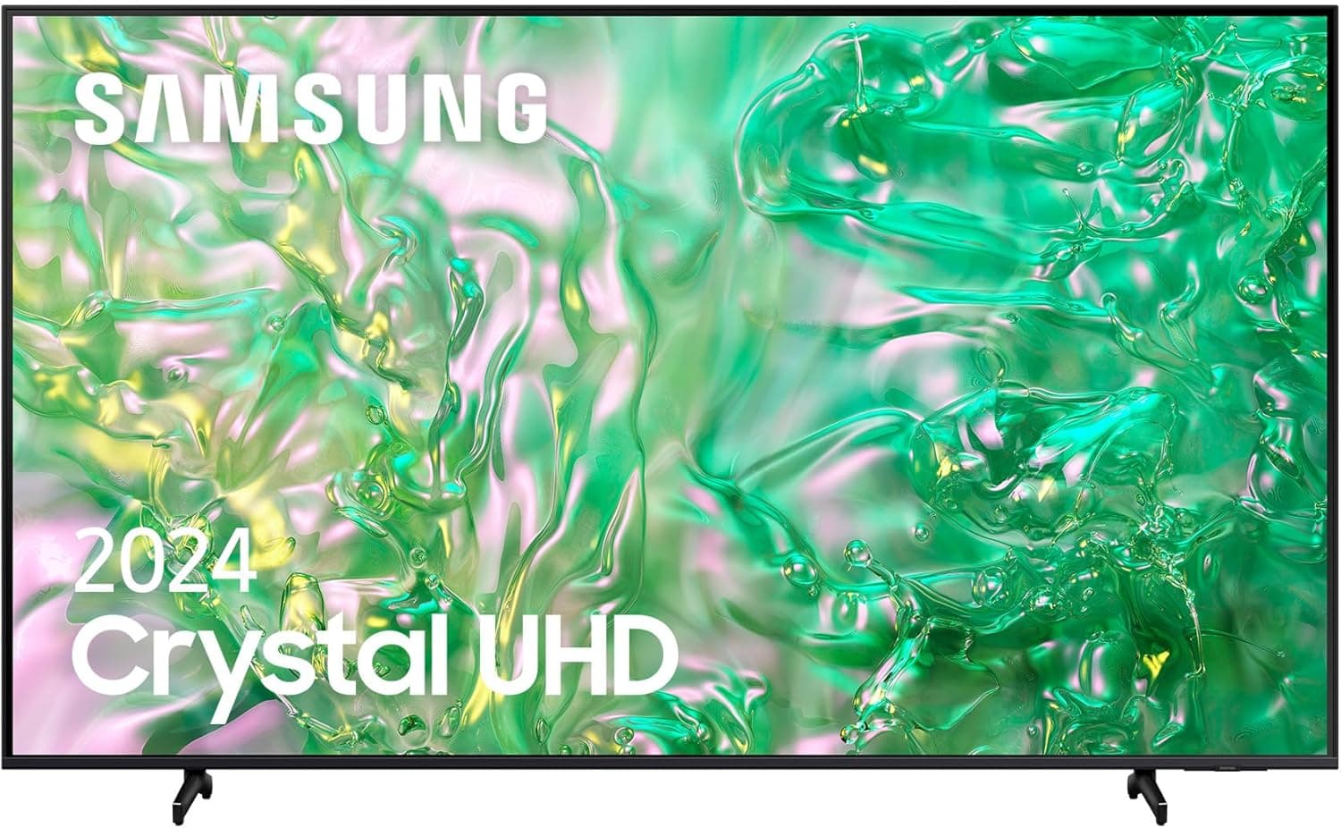 Samsung TV Crystal UHD 4K 2024 50DU8005 Smart TV de 50" Crystal UHD com cores incríveis, melhor Smart TV, peana com altura ajustável e todos os altifalantes à vez com Q-Symphony