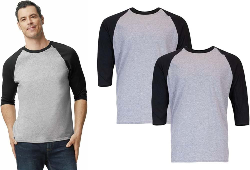 Gildan T-shirt para homem, pack de 2