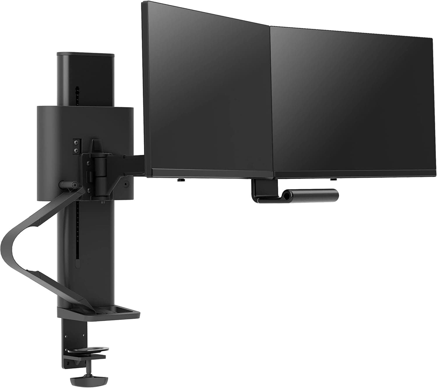 Ergotron Trace - Mounting Kit (Handle, base, coluna de elevação, armações, bow, 2 pivots, 2 peças Desk clamp) - para 2 ecrãs LCD, tamanho de tela 21,5-27"