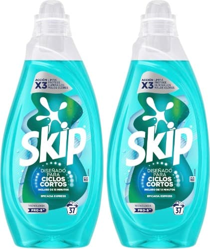 Skip Detergente ciclos curtos eficiência expresso 37 LAV