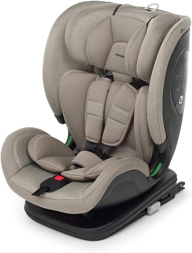 Foppapedretti Assento de carro Reklino I-Size, para crianças de 76 a 150 cm de altura, 15 meses a 12 anos, em conformidade com ECE R129, fixação Dualfix