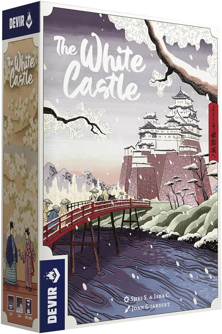 Devir The White Castle | Jogo de tabuleiro estratégico com tema japonês para crianças a partir dos 12 anos