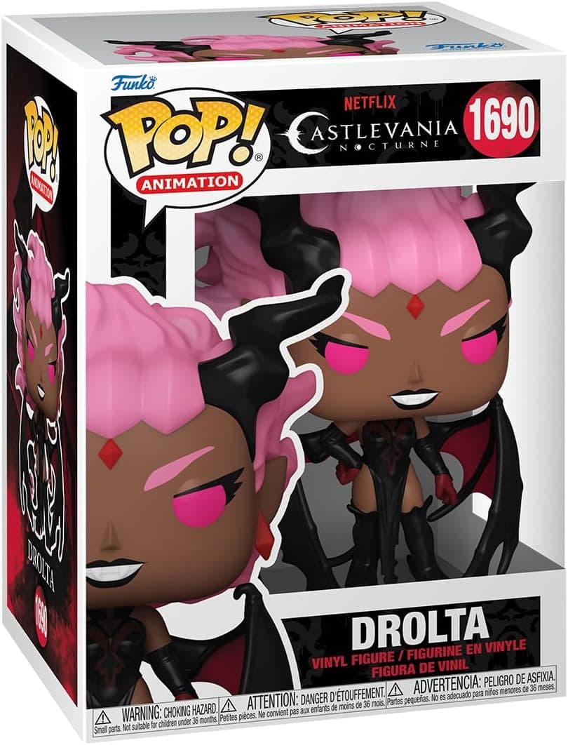 Funko Pop! Animation: Cast Noct - Drolta - Castlevania - Figura de vinil colecionável - ideia de presente - Mercadoria Oficial - Brinquedos para crianças e adultos - Fãs de TV - boneco para