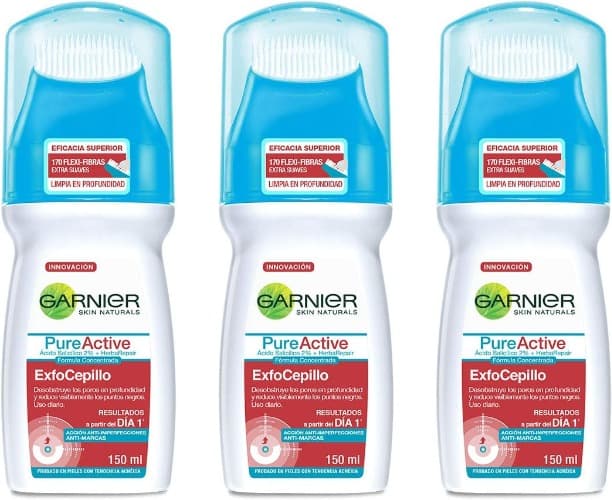 Garnier Skin Active Exfoliante, 150 ml x 3