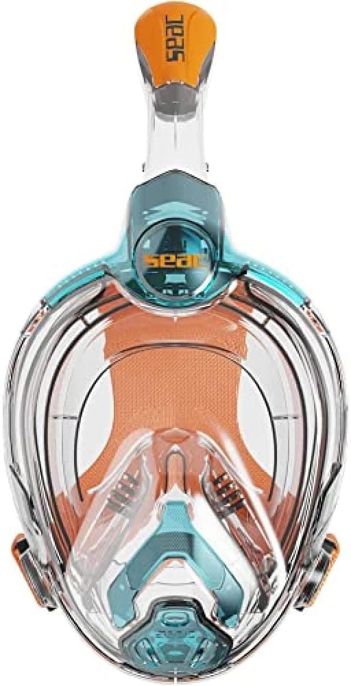SEAC Libera, New Generation Integrated Snorkeling Mask, Hypoallergenic Silicone, Quick Release