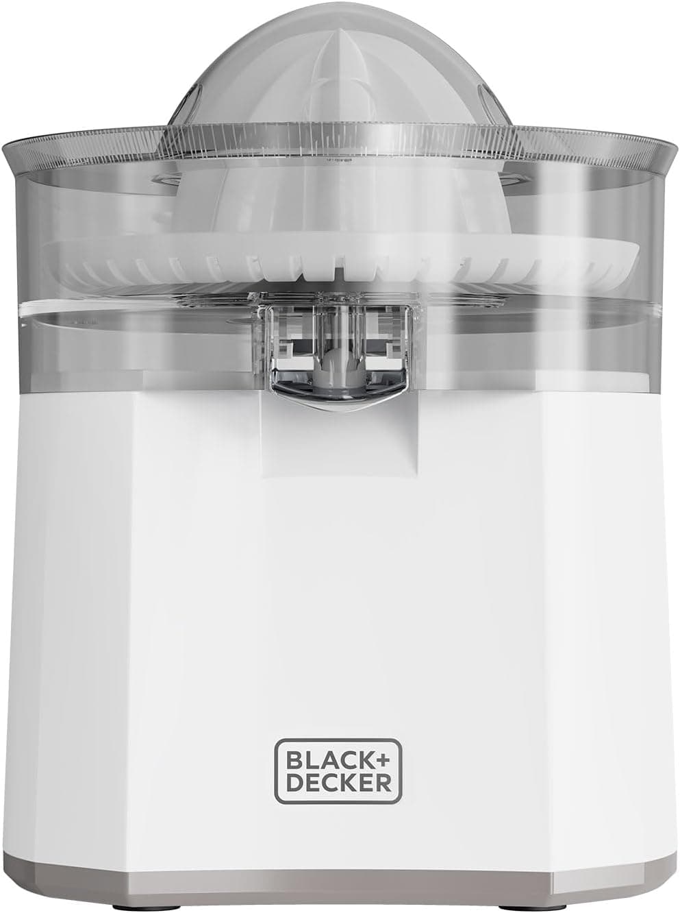 Black+Decker - Espremedor Citrus BXCJ40E | 40W | Vertido contínuo, ananás grande, sistema anti-gotejamento de aço inoxidável, rotação bidirecional, livre de BPA, antipoeira, base antiderrapante