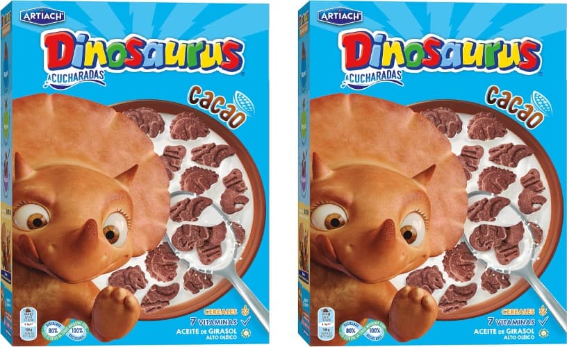 Artiach - Bolachas Dinossauro de cacau, 320 g x 2