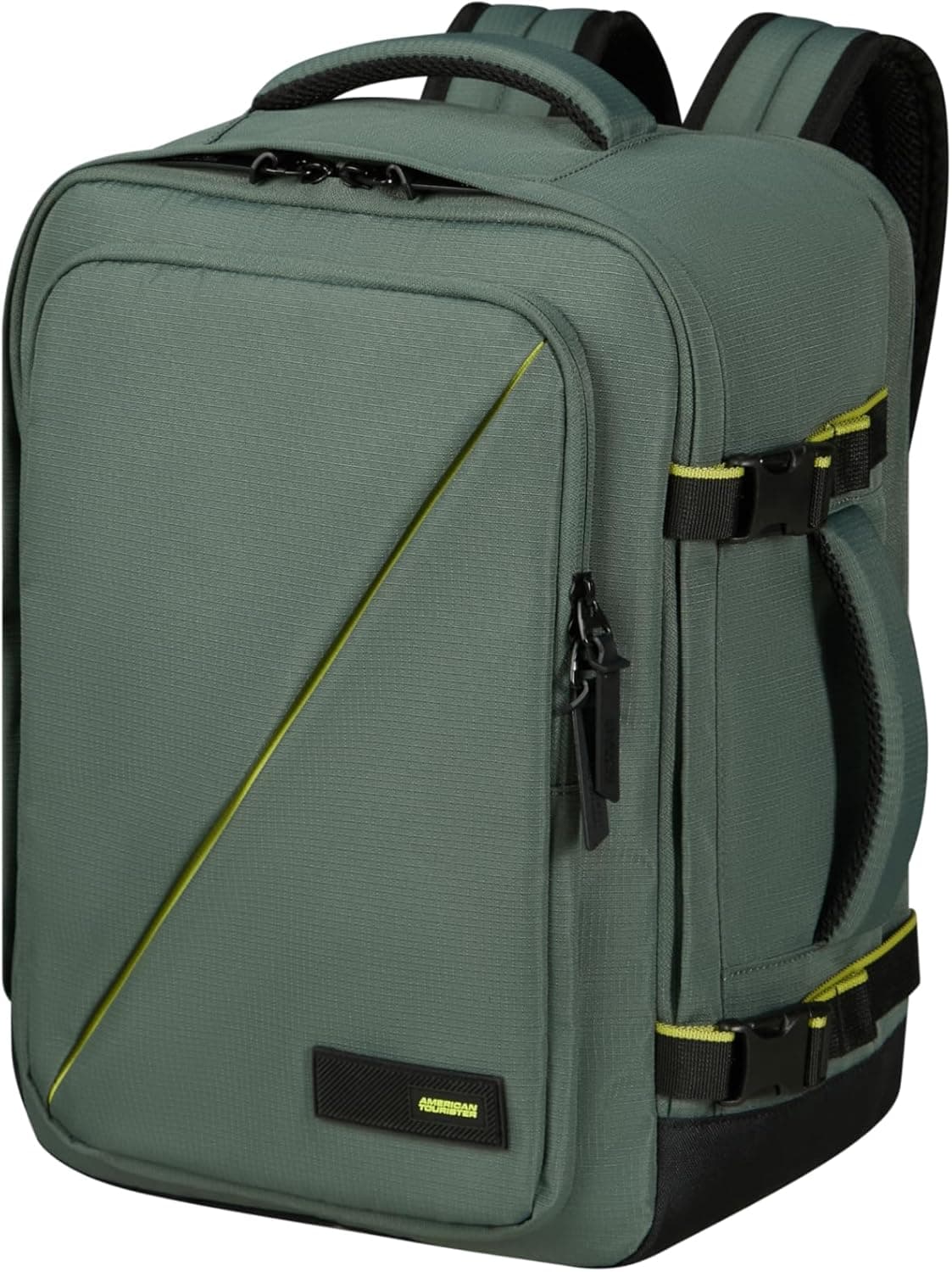 Mochila American Tourister Take2Cabin S (Compatível com Ryanair) Verde