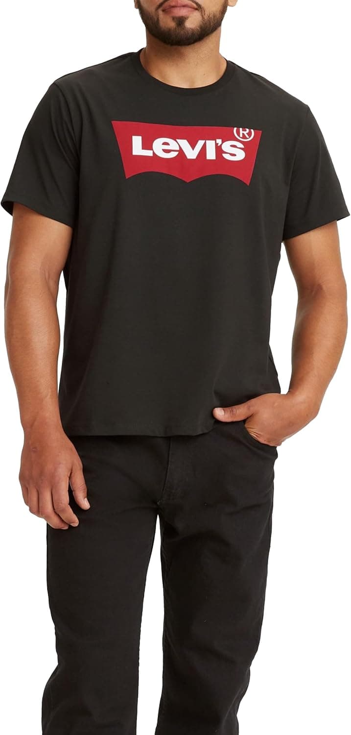 Levi's Graphic Set-In Neck | T-shirt em algodão com logo Batwing para homem