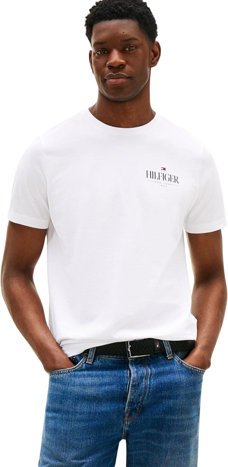 Tommy Hilfiger Stack Tee | T-shirt de manga curta regular fit para homem