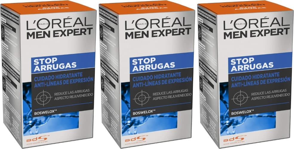 L'Oreal Paris Men Expert Anti-Wrinkle Moisturizing Care Expression Stop Wrinkles, 50 ml