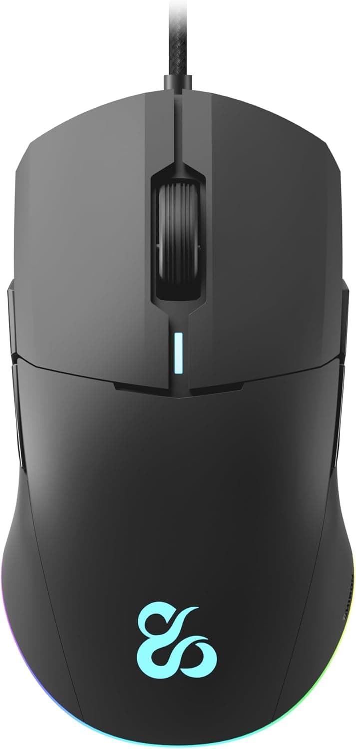 NEWSKILL Chiron | Rato gaming com iluminação RGB, 8000 DPI e 8 botões