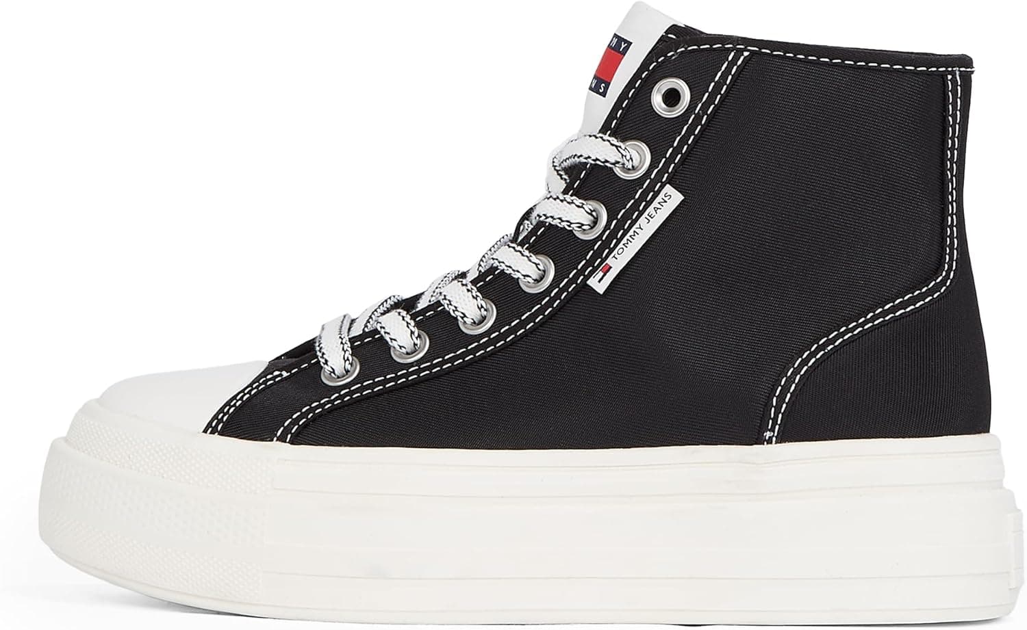 Tommy Jeans Tjw Foxing Flatform Sneaker High En0en02704, sapatilhas desportivas de mulher