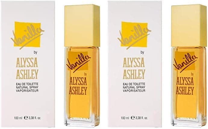 Alyssa Ashley Vanilla Eau de Toilette vaporizador de 100 ml (embalagem de 2)