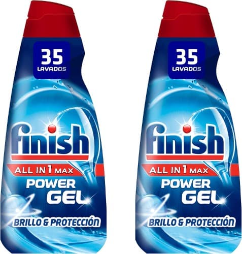 Finish Gel Lava-louças tudo em 1 máximo regular, 700 ml, a embalagem pode variar (x2)