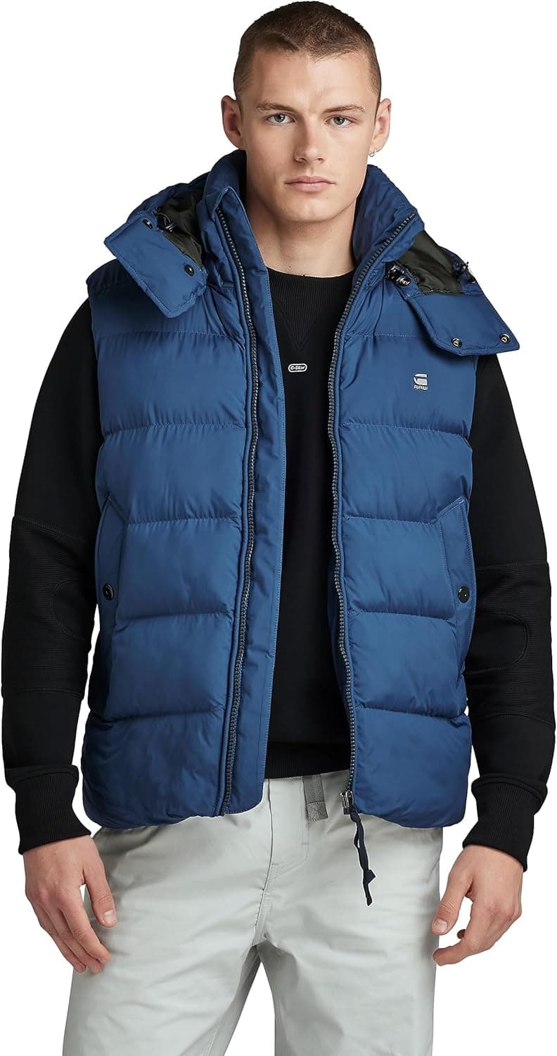 G-STAR Chaleco G-Whistler Padded Hooded Colete para homem
