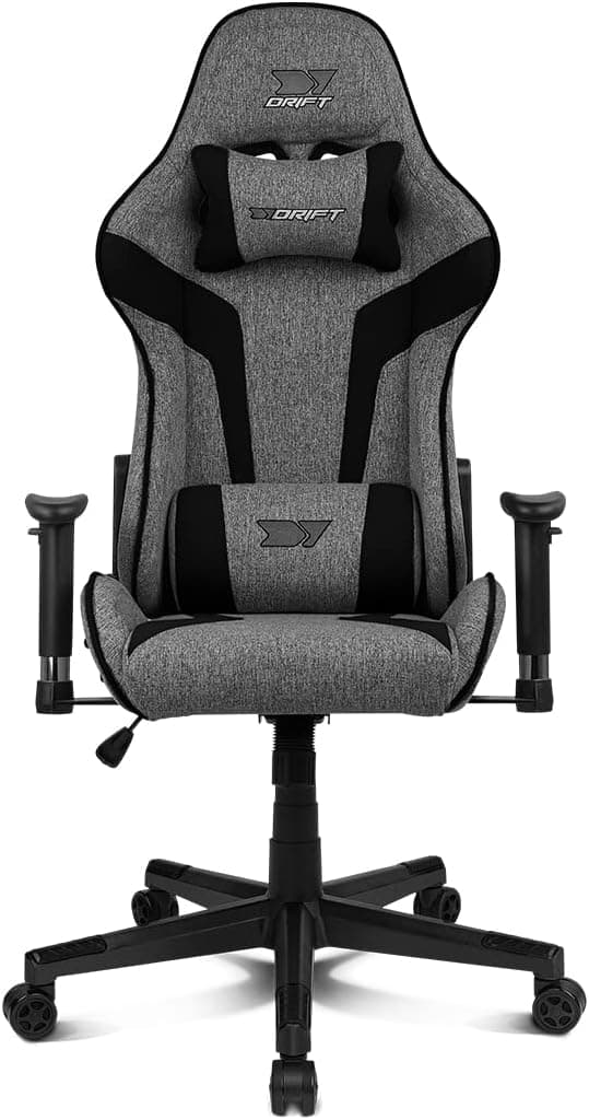 DRIFT GAMING DR90 | Cadeira gaming ergonómica com encosto reclinável, apoio lombar, braços 2D e tecido respirável