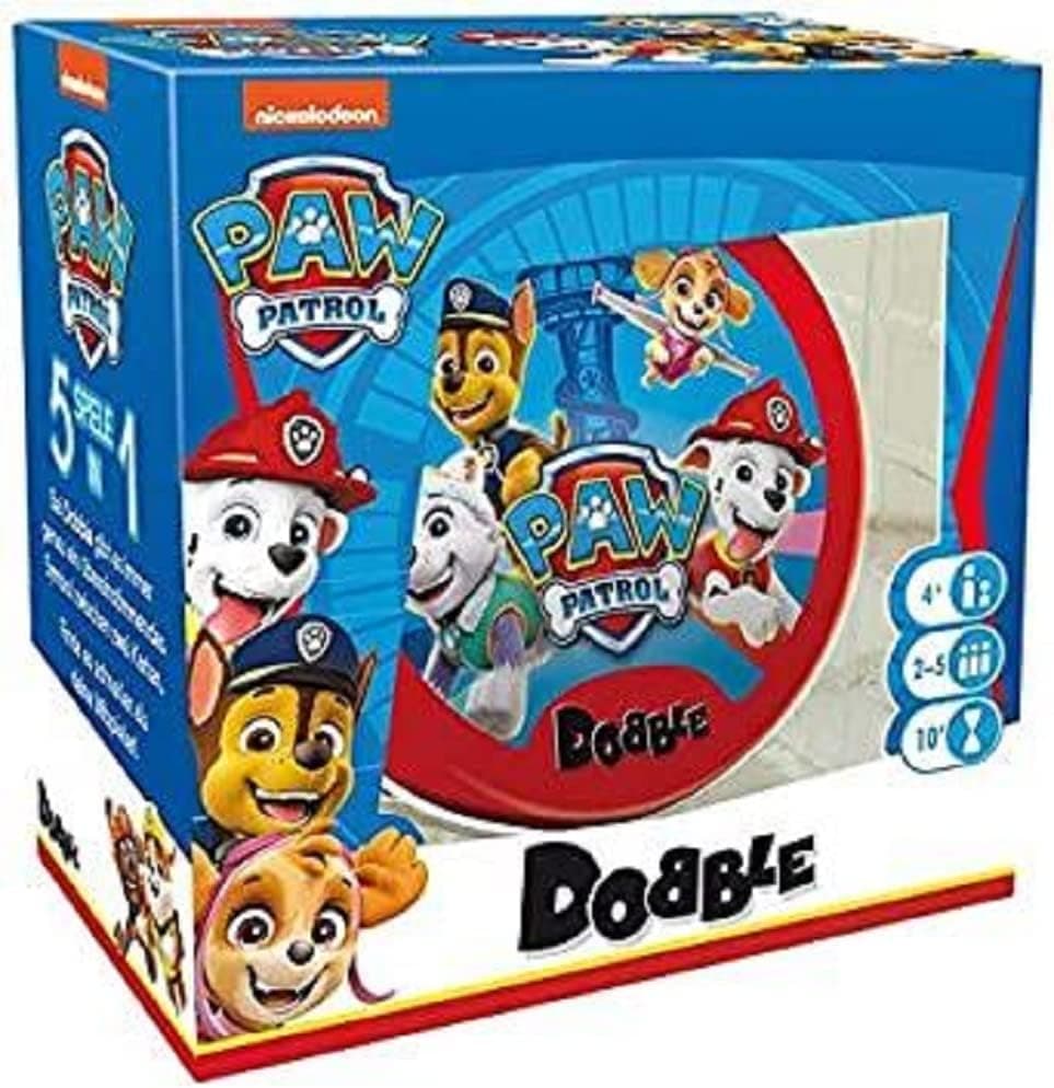 Zygomatic, Dobble Paw Patrol, jogo de cartas, jogos de cartas para crianças de 2 a 5 jogadores, a partir de 4 anos, mais de 10 minutos, alemão