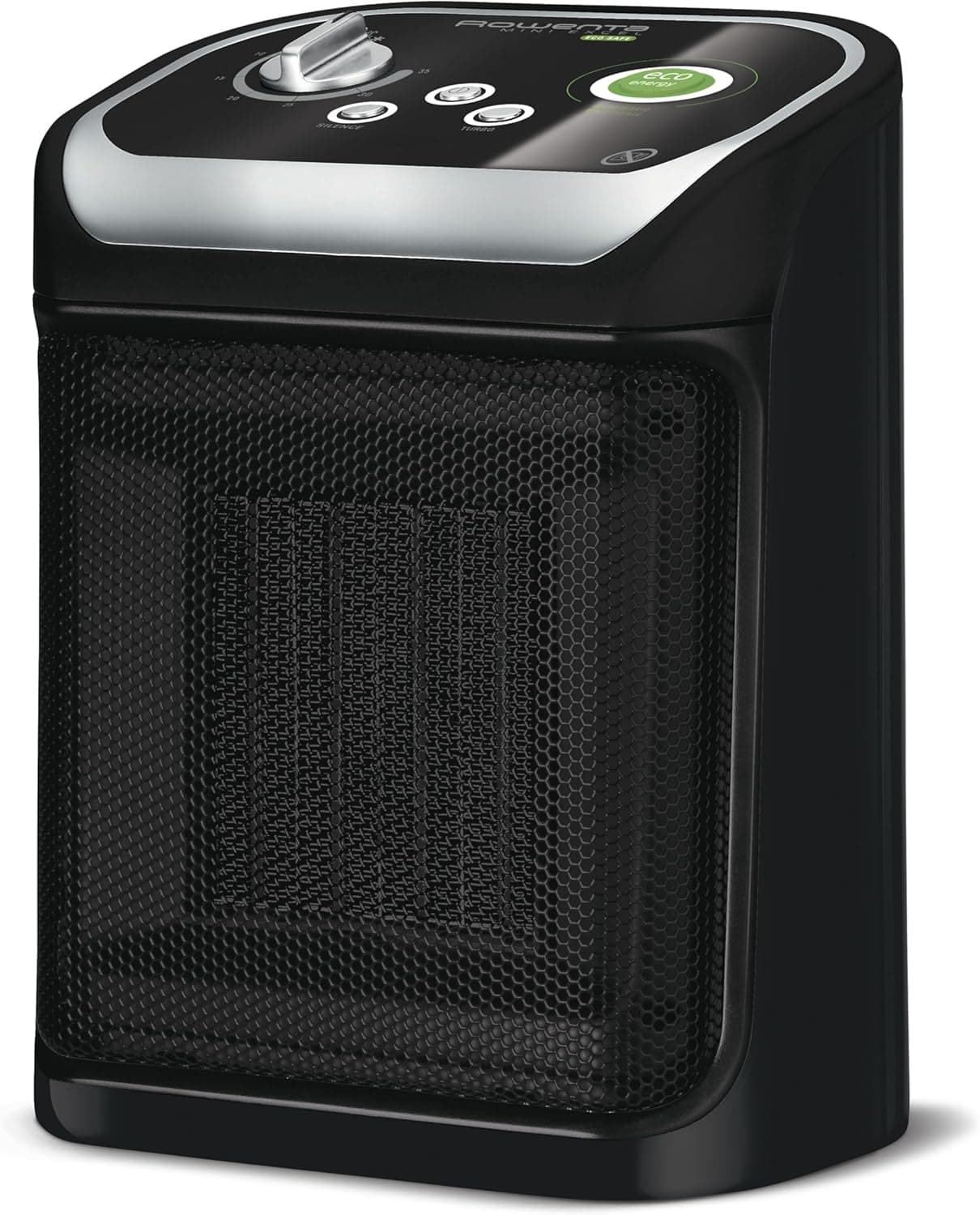 Rowenta Mini Excel Eco Safe - aquecedor baixo consumo cerâmico de aquecimento rápido, potência regulável de 1.000 W ou 2.000 W, termostato, função Eco, aquecedor silencioso apenas 50 dBA, SO9266