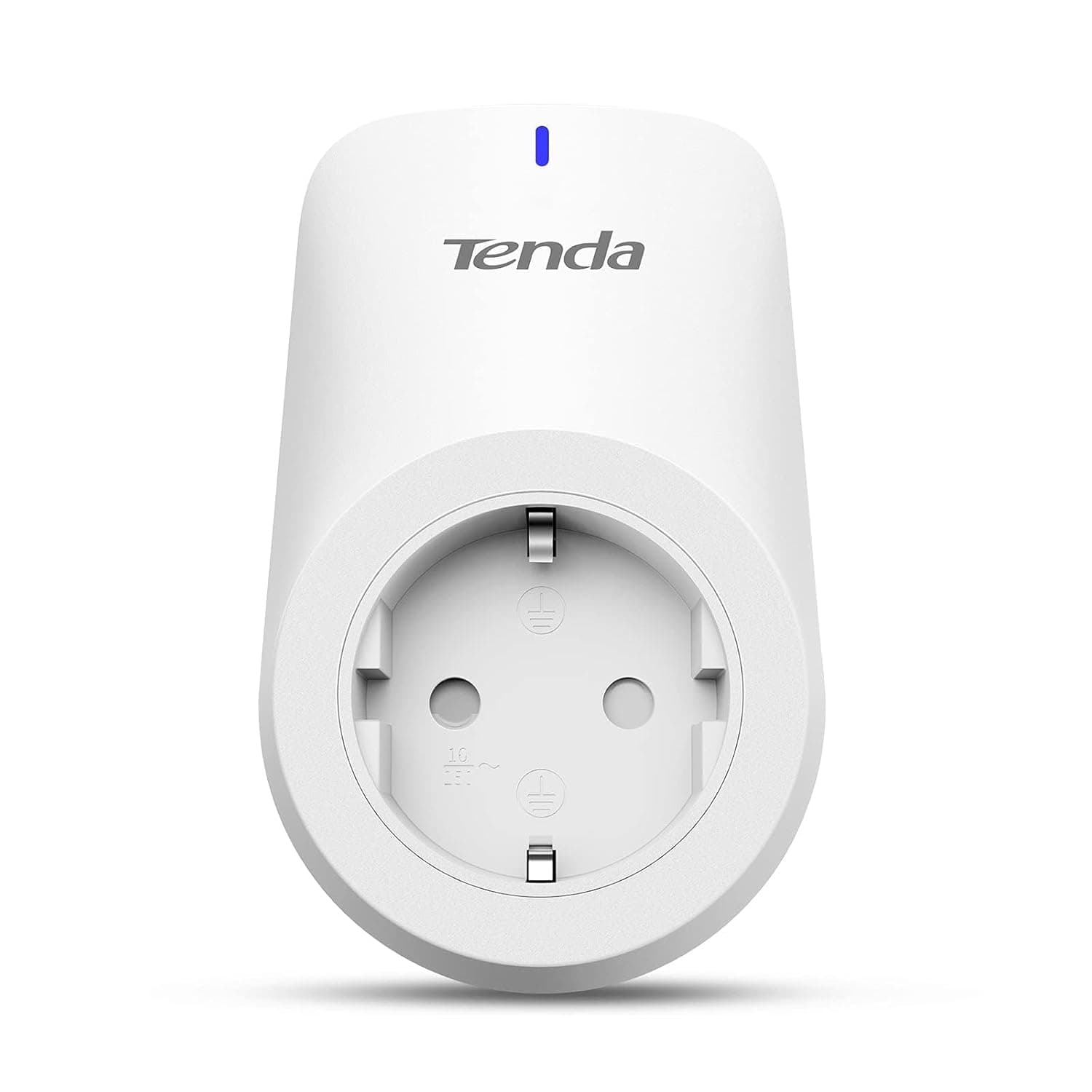Tenda SP6 16A tomada WiFi inteligente com medidor de energia (para controlar os seus dispositivos a partir de qualquer lugar, funciona com a Amazon Alexa e Google Home), 1 pacote