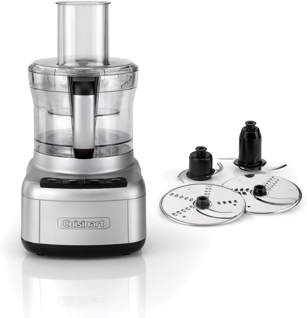 Cuisinart Easy Prep Pro Processador de alimentos com 7 funções para preparação de refeições, multifuncional, lâmina para picar e discos para cortar em cubos, peças adequadas para máquina de lavar