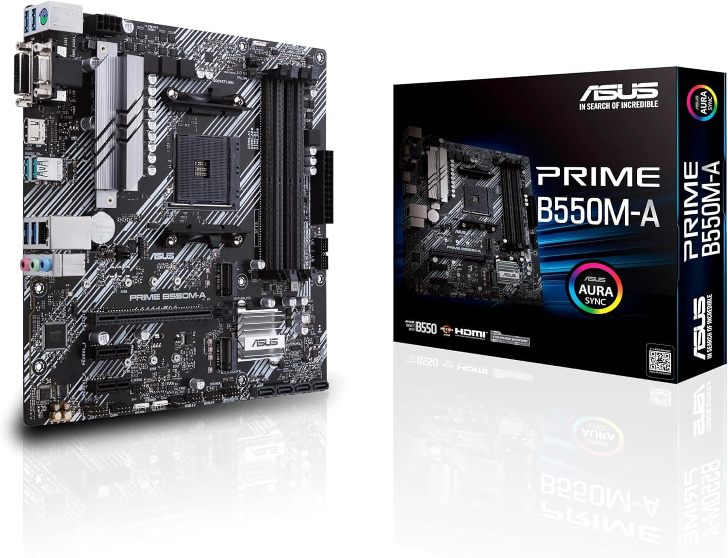 Placa mãe ASUS TUF Gaming B450M-PRO II Socket (PC) AMD AM4 (Detalhes) Chipset ATX para placa mãe, preto, B550 B550 PRIME B550M-A