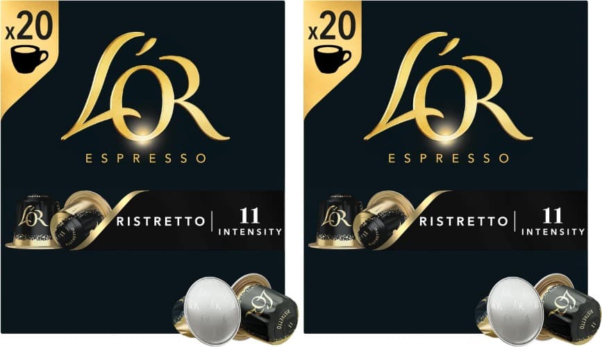 Cápsulas de café L'OR Espresso Ristreto (1 x 20 cápsulas)