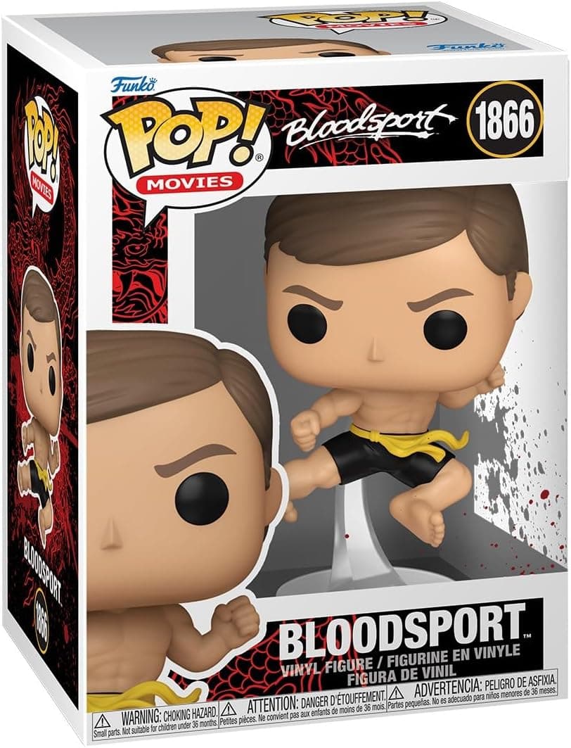 Funko Pop! Filmes: Bloodsport - Frank Dux - Figura de vinil colecionável - ideia de presente - Mercadoria oficial - Brinquedos para crianças e adultos - Fans Filmes - boneco para colecionadores