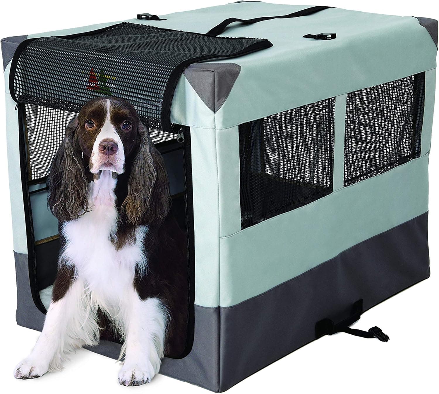 MidWest Homes for Pets Gaiola de tecido transportável, 91,44 x 64,77 x 71,12 cm