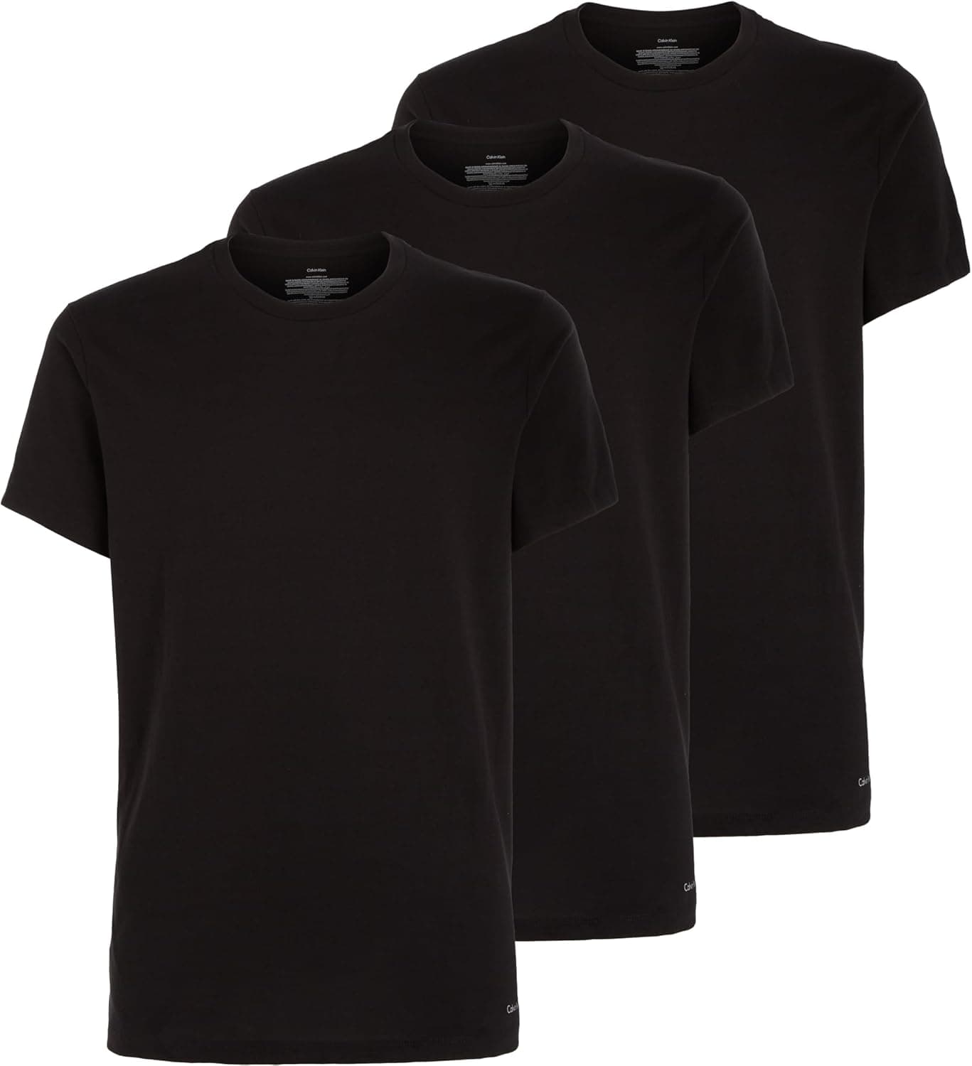 Calvin Klein T-shirt para homem, pack de 3