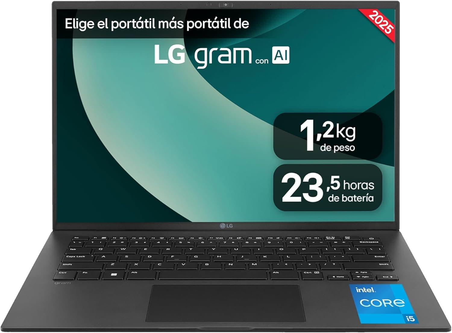 LG gram 16ZD90RU-G.AX55B | Portátil ultraleve de 16" com Intel Core i5, 16 GB RAM, 512 GB SSD e autonomia até 23,5 horas