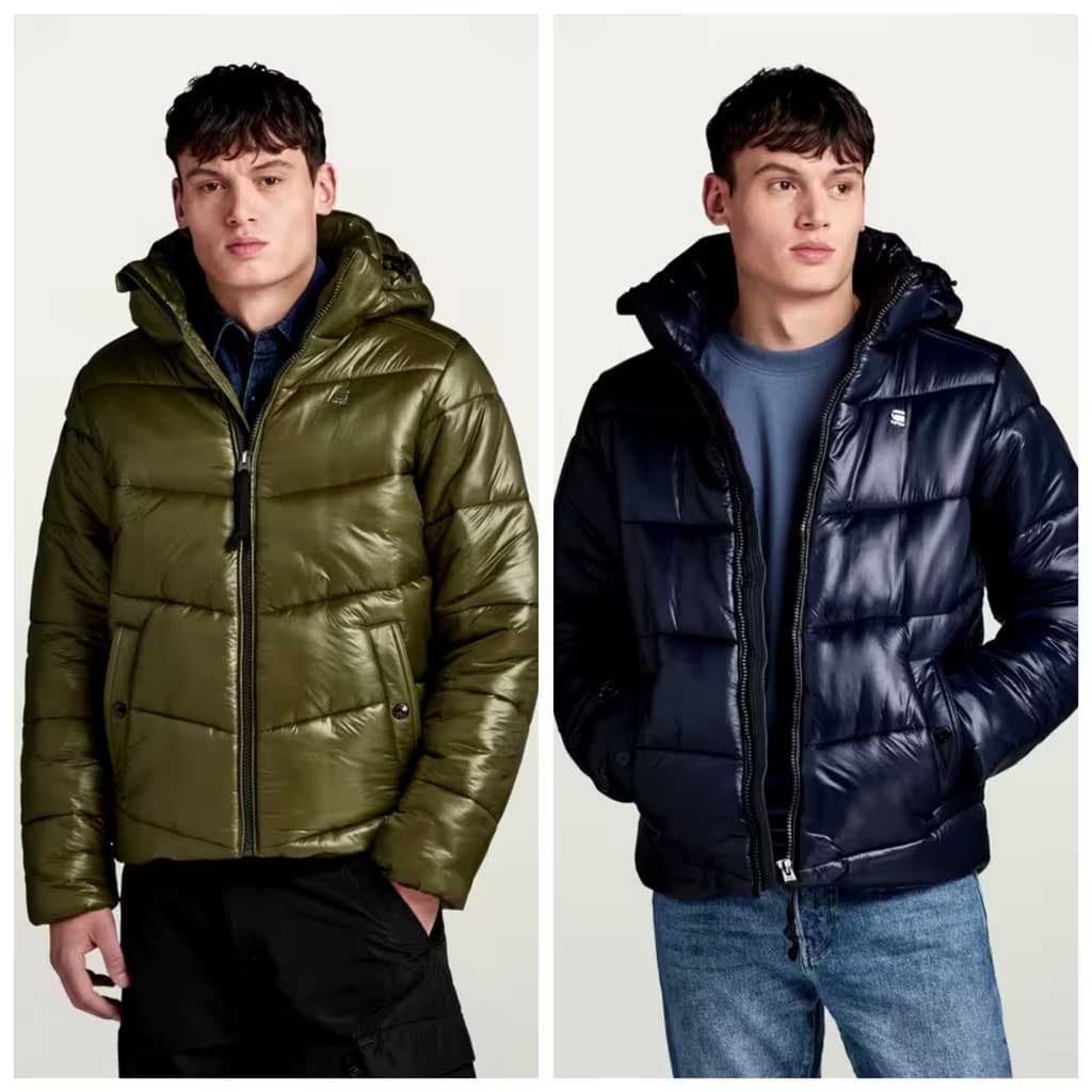 G-STAR - Casaco Acolchoado Puffer com Capuz para Homem
