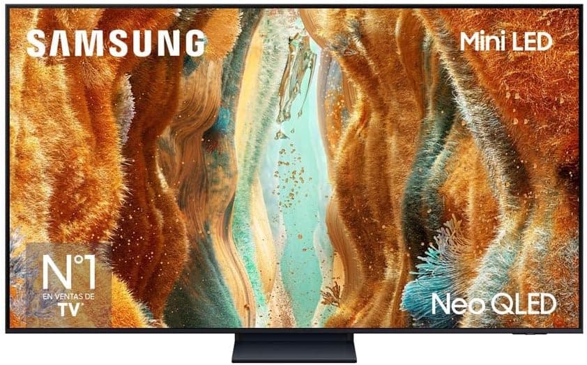 SAMSUNG TV de 85 polegadas Neo QLED QN74F 4K mini LED Smart TV com visão AI, Quantum Matrix Technology Slim e mais de 500 canais