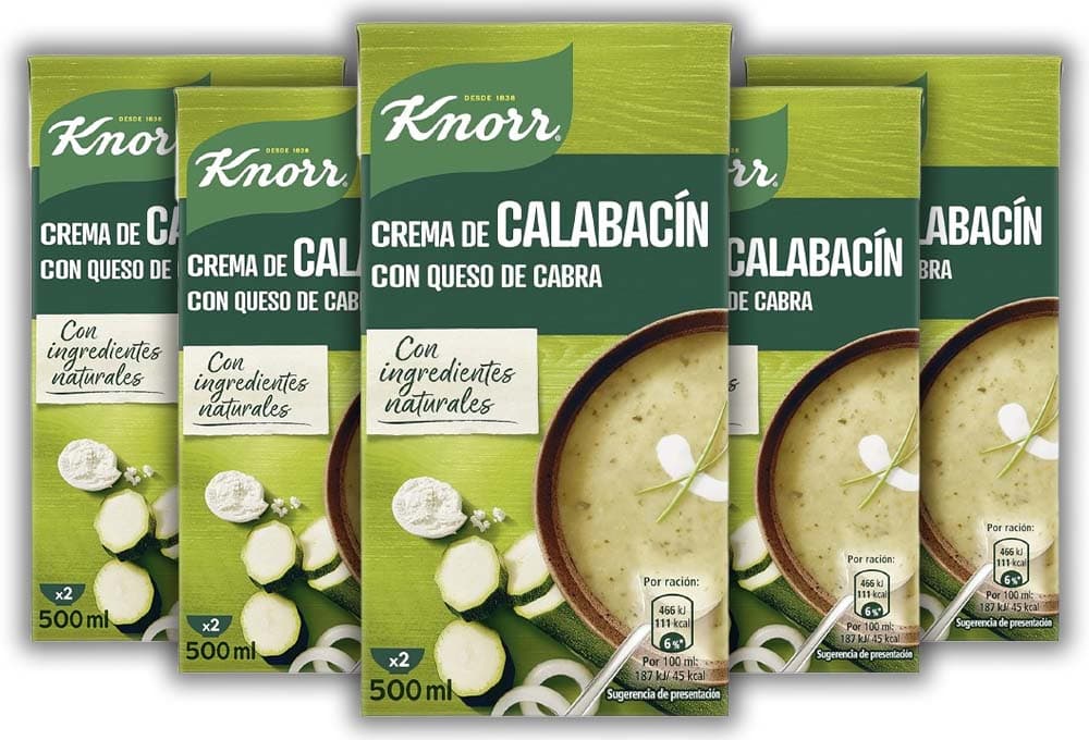 Knorr Creme abóbora com queijo, 500 ml x 5