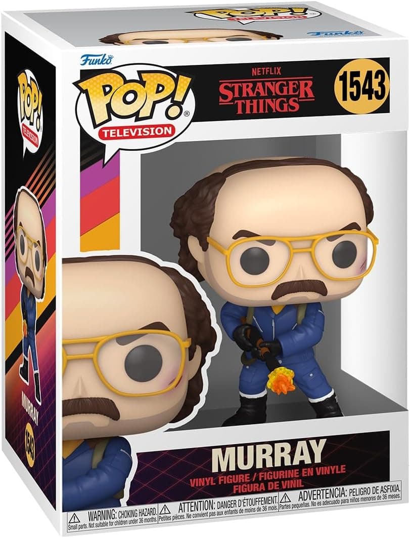 Funko Pop! TV: Murray Bauman With FT - Stranger Things - Figura de Vinil