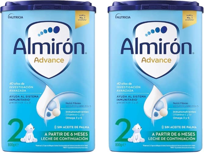 Almirón Advance 2, leite de continuação em pó para bebé, a partir de 6 meses, 800 g x 2