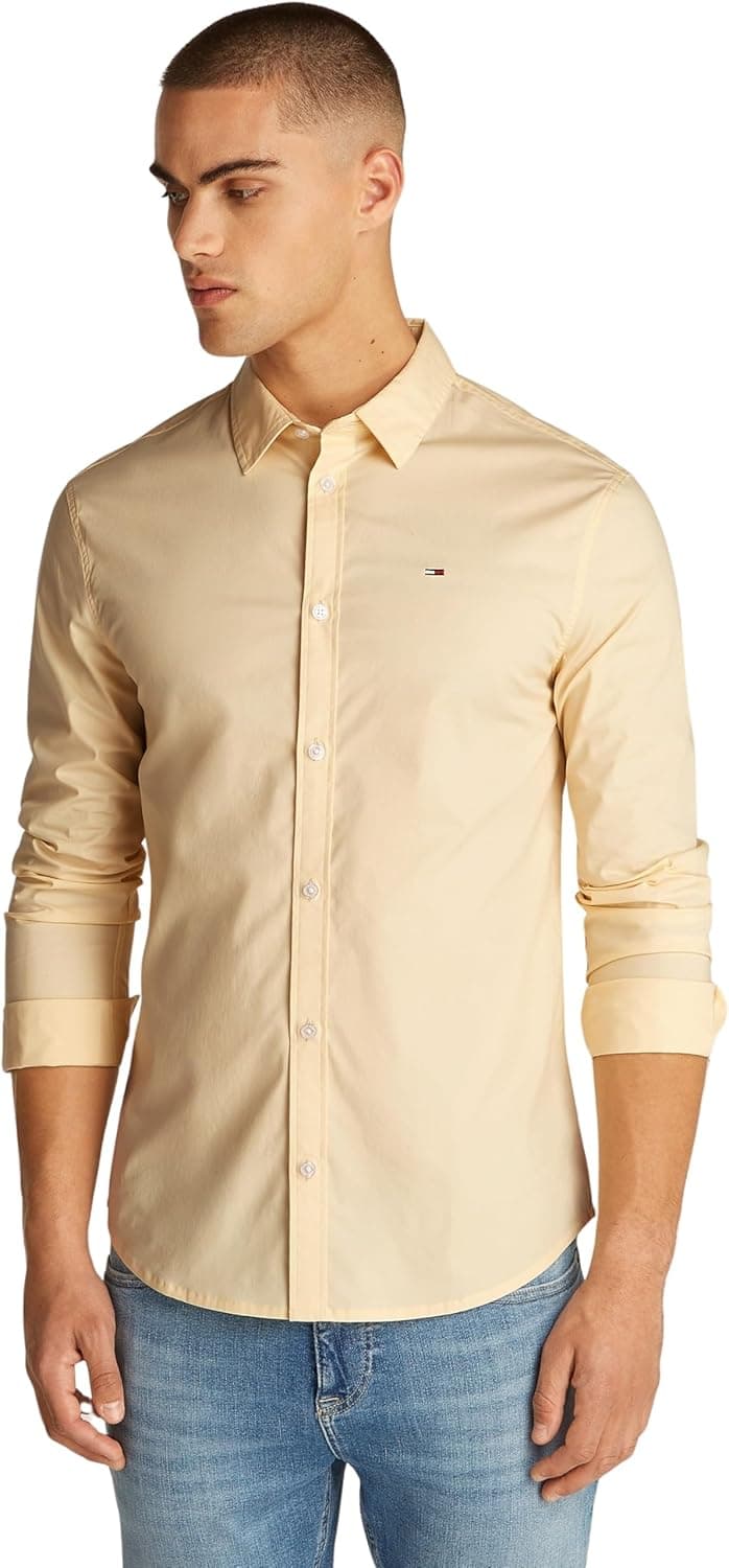 Tommy Jeans Original Stretch | Camisa de manga comprida para homem