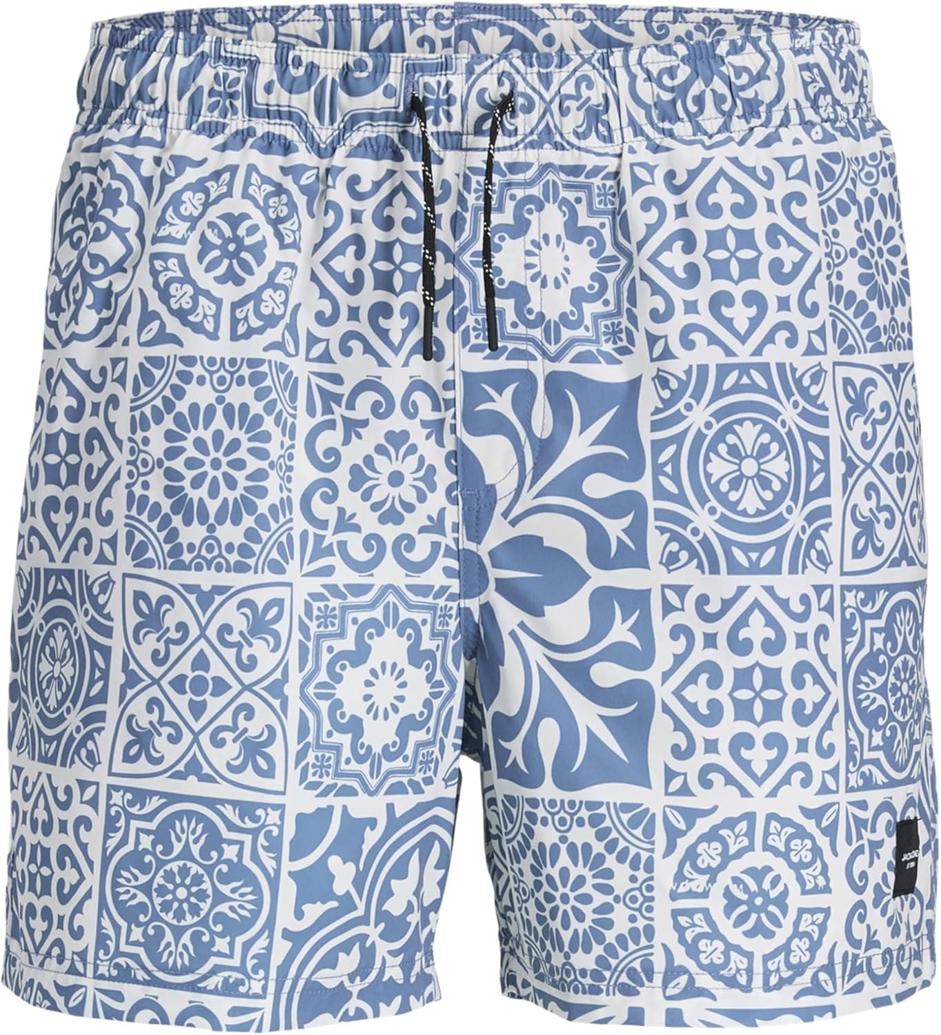 JACK & JONES Jpstmaui Jjswim AOP Tiles AKM, Calções de banho para homem