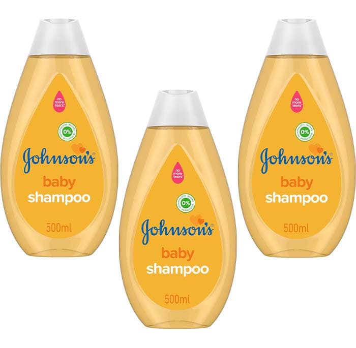 Johnson's Baby champô de bebé, 500 ml x 3