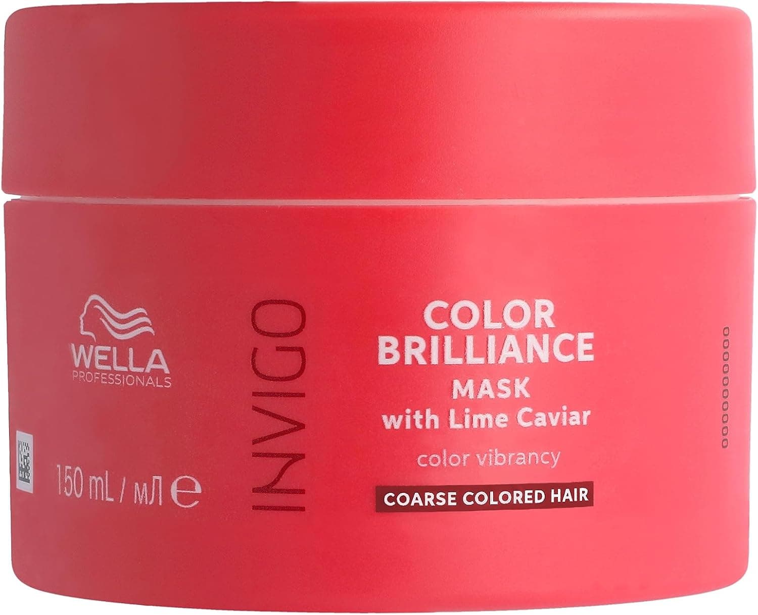 Wella Professionals Invigo Color Brilliance | Máscara de coloração | brilho e suavidade proteção de cor, cabelo tingido e danificado, para cabelo grosso 150 ml