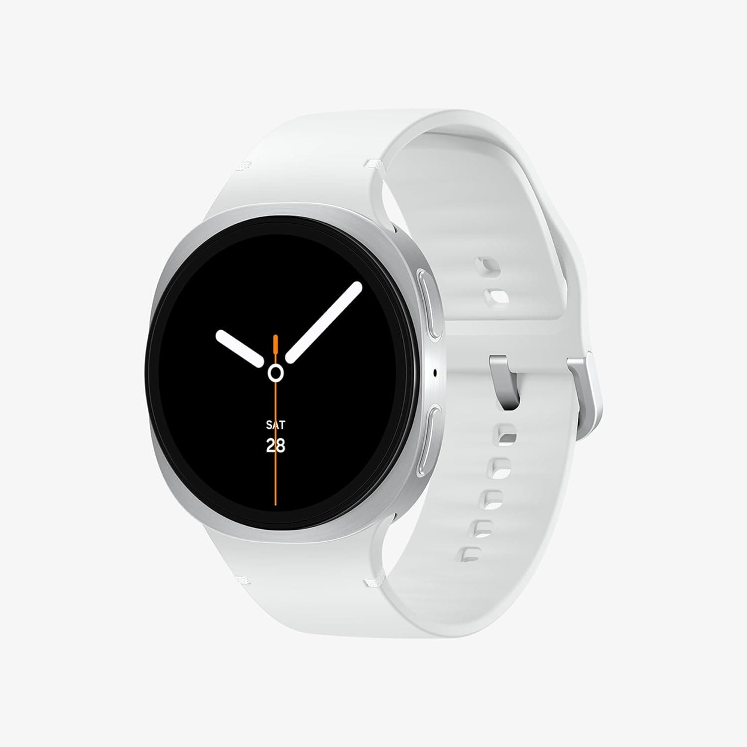 Samsung Galaxy Watch8, 44 mm, Bluetooth, Galaxy AI, Smartwatch, processador de 3 NM, assistente de saúde e sono, acompanhamento desportivo, garantia 3 anos + 1 ano extra, prata 